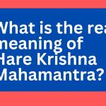 What is Bunny Krishna Mahamantra. What is the genuine significance of Rabbit Krishna Mahamantra?